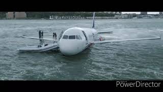 US Airways Flight 1549  Ditching Animation [upl. by Trilly]