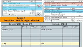 T14 lEtat de rapprochement bancaire [upl. by Mert822]