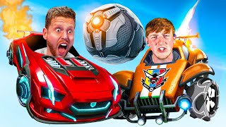 ANGRY GINGE amp BEHZINGA PLAY ROCKET LEAGUE [upl. by Alios]