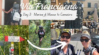 Full Hike Review Marina Di Massa To Camaiore On Via Francigena  4K Footage  Hike the Camino [upl. by Rehpotsrik156]