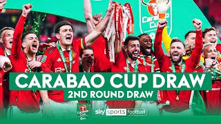 LIVE Carabao Cup Second Round Draw 🏆 [upl. by Zildjian]