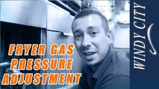 How to adjust the gas pressure on fryer tutorial DIY Windy City Restaurant Equipment Parts [upl. by Pond]