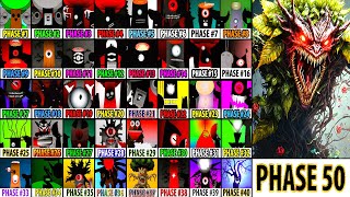 Incredibox Sprunki Mix All Phases Phase 10 VS Phase 20 VS Phase 30 VS Phase 40 VS Phase 50 [upl. by Japeth]