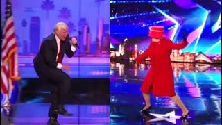 President Donald Trump vs Queen Elizabeth EPIC Dance Off  Who Wins [upl. by Ainoloppa]