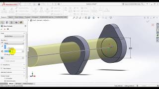 Solidworks tutorial  how to make camshaft [upl. by Sonja]