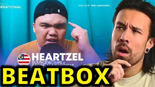 HEARTZEL  Bounce With Me BEATBOX Reaction [upl. by Aklim]