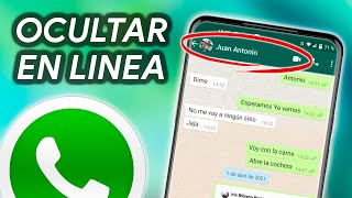 Cómo OCULTAR EN LÍNEA y ESCRIBIENDO en WHATSAPP [upl. by Garrison869]