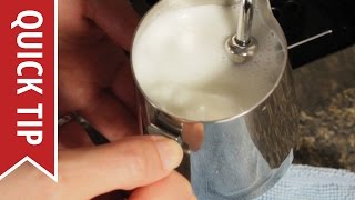 How to AutoFroth Milk for Lattes [upl. by Ecirual]