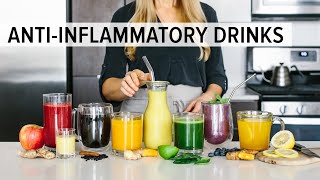 8 ANTIINFLAMMATORY DRINKS  to enjoy for health amp wellness [upl. by Aleetha492]