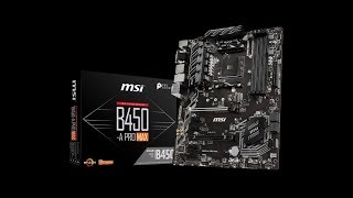 MSI B450A PRO MAX Motherboard Unboxing and Overview [upl. by Alegnasor388]