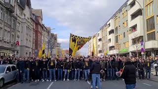 BVB Fanmarsch zum Westfalenstadion [upl. by Adamec]