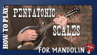 Intro to Pentatonic Scales for Mandolin [upl. by Gardia]