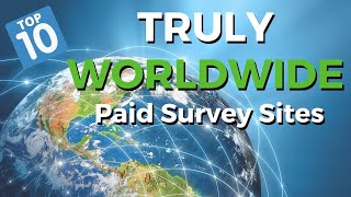 Top 10 TRULY International Survey Sites ALL Can Join [upl. by Nirrak]