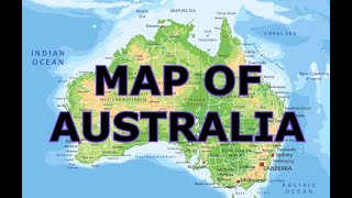 MAP OF AUSTRALIA [upl. by Attayek445]