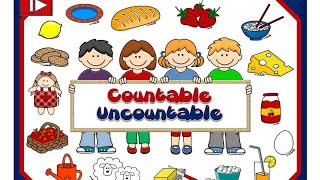 Countable and Uncountable Nouns Song [upl. by Galen335]