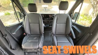 The BEST Seat Swivels For Vanlife Alpine Mechanisms Install  Review [upl. by Main]