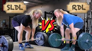 Stiff Leg Deadlift VS Romanian Deadlift [upl. by Gnot]