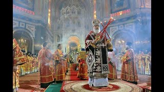 Orthodox Patriarchate of Moscow  Paschal Midnight Divine Liturgy [upl. by Oijres]