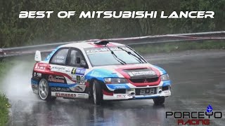 BEST OF MITSUBISHI LANCER RALLY  EVO X IX VIII VII VI V amp III  Gr A N R4 WRC amp HILL CLIMB [upl. by Brose]