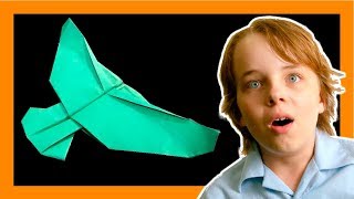 How to make the EAGLE PAPER PLANE from the MOVIE paper planes 🦅 [upl. by Eineeuq]