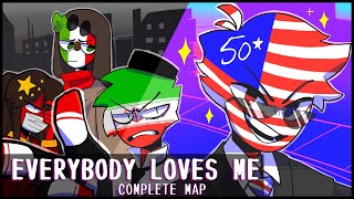 Everybody Loves Me  Complete Countryhumans MAP [upl. by Artined19]