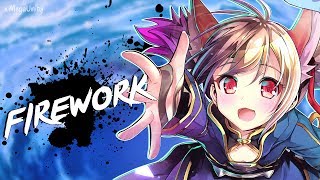 Nightcore  Firework  Lyrics [upl. by Hallett]