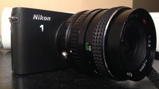 How To Attach Pentax K Mount Lenses to Nikon 1 Cameras [upl. by Katlin]