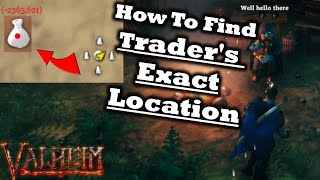 How To Find The Trader On ANY SeedMap in Valheim  Trick To Get Traders Exact Location [upl. by Tilagram]