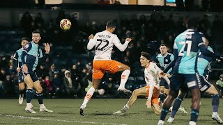 Highlights  Wycombe Wanderers v Blackpool [upl. by Analiese847]