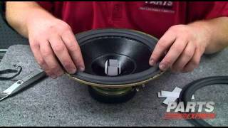 HOW TO DIY speaker refoam using a Parts Express repair kit [upl. by Melita14]