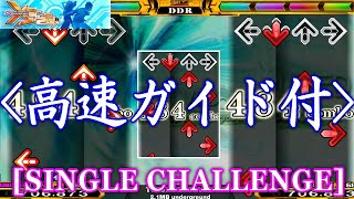 高速ガイド付き DDR X3  tohoku EVOLVED SINGLE CHALLENGE [upl. by Edmanda]