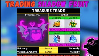 TRADING The SHADOW FRUIT Blox Fruit [upl. by Ahsieym]