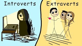 Casually Explained Introverts and Extraverts [upl. by Ynhoj775]