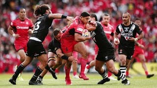 Kiwis Vs Mate Maa Tonga  RLWC 2017 Highlights [upl. by Dnalyaw847]