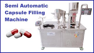 Semi Automatic Capsule Filling Machine Manufacturer in India [upl. by Ping673]