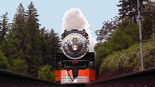 What It Looks Like To Get Hit By A Giant Steam Train As It Thunders Over the Camera at High Speed [upl. by Acirdna256]