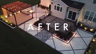 EPIC BACKYARD MAKEOVER  Full Build Time Lapse [upl. by Goltz605]