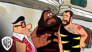 The Flintstones amp WWE Stone Age Smackdown  Rematch  Warner Bros Entertainment [upl. by Maggs310]