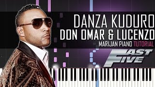 How To Play Don Omar amp Lucenzo  Danza Kuduro  Piano Tutorial [upl. by Hyacinthe]