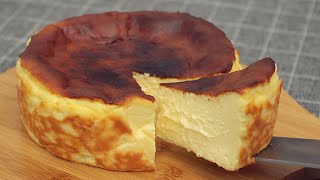 Basque Burnt Cheesecake Super Creamy amp Easy [upl. by Ihcur]