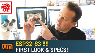 ESP32S3 First Look  Specs [upl. by Netsuj]