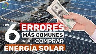 Las 6 cosas que debes saber antes de comprar un sistema fotovoltaico [upl. by Fokos]