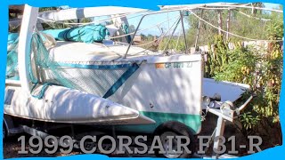 Corsair F31R Foldable Trimaran  Southern California Boat Tour [upl. by Mahoney]