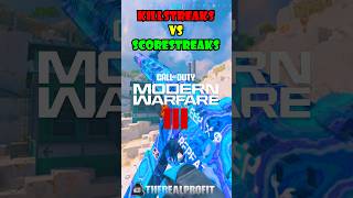 The difference between Killstreaks and Scorestreaks in MW3 [upl. by Aitnom]