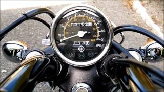 2014 Yamaha V Star 250 Review and Ride [upl. by Ardnua]