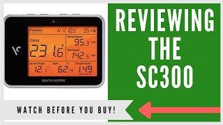 ✅ SWING CADDIE SC300 GOLF LAUNCH MONITOR REVIEW [upl. by Eidnak]