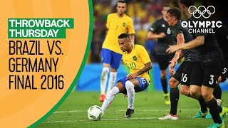 Brazil vs Germany  FULL Match  Mens Football Final Rio 2016  Throwback Thursday [upl. by Rosemonde]