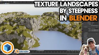 Texture Landscapes BY STEEPNESS in Blender [upl. by Etnuahc]