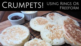 Crumpets  With or Without Rings [upl. by Ecirual]