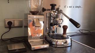 la pavoni tutorial  how to prepare a perfect espresso [upl. by Ala303]